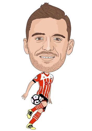 Cartoon: Tadic Southampton (medium) by Vandersart tagged southampton,cartoons,caricatures