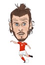 Cartoon: Bale Wales (small) by Vandersart tagged wales,cartoons,caricatures