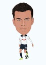 Cartoon: Dele Alli Spurs (small) by Vandersart tagged spurs,cartoons,caricatures