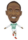 Cartoon: Dembele Celtic (small) by Vandersart tagged celtic,cartoons,caricatures