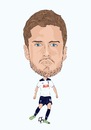 Cartoon: Eric Dier Tottenham (small) by Vandersart tagged tottenham,cartoons,caricatures