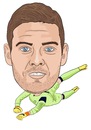 Cartoon: Gordon Celtic (small) by Vandersart tagged celtic,cartoons,caricatures