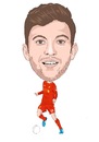 Cartoon: Lallana Liverpool (small) by Vandersart tagged liverpool,cartoons,caricatures