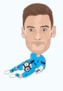 Cartoon: Lloris Tottenham (small) by Vandersart tagged tottenham,cartoons,caricatures