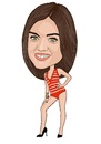 Cartoon: Lucy Hale pretty Little Liars (small) by Vandersart tagged pretty,little,liars