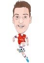 Cartoon: Ozil Arsenal (small) by Vandersart tagged ozil,arsenal,cartoons,caricatures