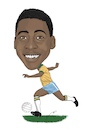 Cartoon: Pele (small) by Vandersart tagged pele,brazil