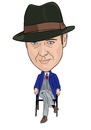 Cartoon: Red from The Blacklist (small) by Vandersart tagged the,blacklist