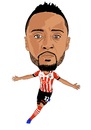 Cartoon: Redmond Southampton (small) by Vandersart tagged southampton,cartoons,caricatures