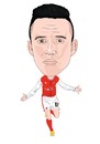 Cartoon: Sanchez Arsenal (small) by Vandersart tagged arsenal,sanchez,cartoons,caricatures