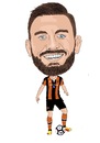 Cartoon: Snodgrass Hull City (small) by Vandersart tagged hul,city,cartoons,caricatures