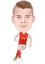 Cartoon: Xhaka Arsenal (small) by Vandersart tagged arsenal,cartoons,caricatures