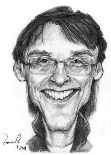 Cartoon: Draw Me contest (medium) by Vera Gafton tagged pencil,me,draw,portraitpitch