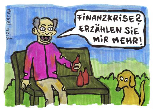 Cartoon: finanzkrise (medium) by meikel neid tagged armut,finanzkrise,truth,meikel,neid