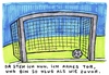 Cartoon: ich armes tor (small) by meikel neid tagged tor,latte,pfosten,fussball,fußball,goethe,faust,ball,wm,2010