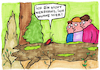 Cartoon: Totes Holz (small) by meikel neid tagged wald,totholz,käfer,lebensraum,natur,naturschutz,abholzung