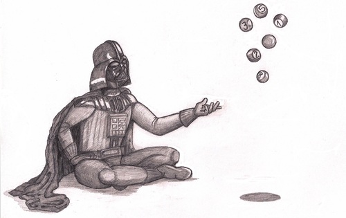 Cartoon: Darth Player (medium) by mistaorange tagged mistaorange