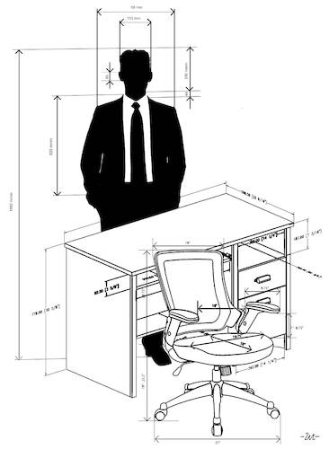 Cartoon: Bureau (medium) by zu tagged bureau,scaling