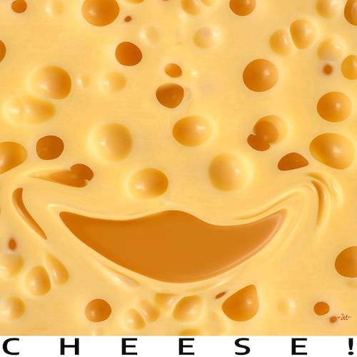 Cartoon: Cheese (medium) by zu tagged cheese,smile
