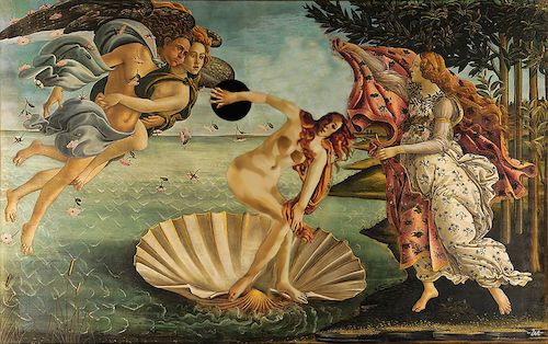 Cartoon: Fitness (medium) by zu tagged botticelli,venus,discusthrower,myron,fitness