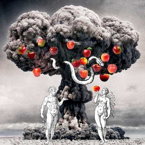 Cartoon: History (medium) by zu tagged atomic,bomb,knowdledge,tree