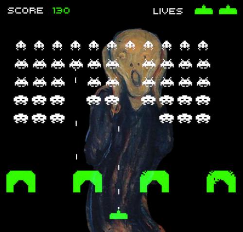 Cartoon: Invaders (medium) by zu tagged munch,invaders