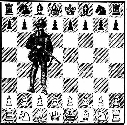 Cartoon: pedestrian (medium) by zu tagged pedestrian,chess