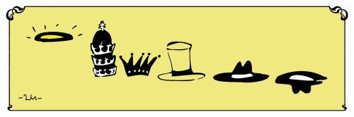 Cartoon: status symbols (medium) by zu tagged status,symbols,hat