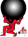 Cartoon: Atlas (small) by zu tagged atlas,bureau