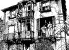 Cartoon: Balkon (small) by zu tagged balkon,ruin,monet