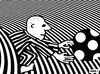 Cartoon: ball (small) by zu tagged ball,bars