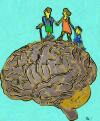 Cartoon: braintours (small) by zu tagged tourist,brain