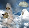 Cartoon: Caracole (small) by zu tagged caracole,parachute,putto