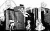 Cartoon: City (small) by zu tagged city,tale