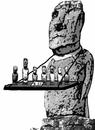 Cartoon: Easter Islands (small) by zu tagged tourism easter island
