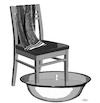 Cartoon: Foot washing (small) by zu tagged chair,foot,washing