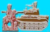 Cartoon: Gingerbread (small) by zu tagged gingerbread,hussar,tank