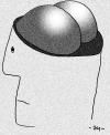 Cartoon: hemispheres (small) by zu tagged hemisphere,head,bottom