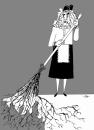 Cartoon: Laundress (small) by zu tagged laundress