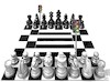 Cartoon: Pedestrian crossing (small) by zu tagged chess,pedestrian,crossing