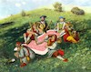 Cartoon: Picnic in May (small) by zu tagged picnic,plainair,card