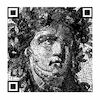 Cartoon: QR code (small) by zu tagged mosaic,qr,code,art