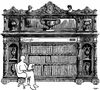 Cartoon: Search (small) by zu tagged google,search,bookshelf,reader