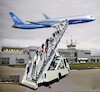 Cartoon: Take off (small) by zu tagged ladder,airplane,passengers