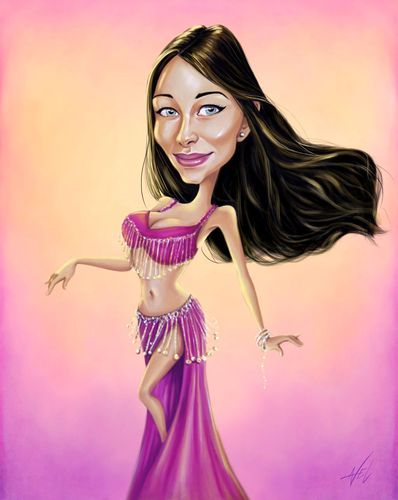Cartoon: Dancer (medium) by Avel tagged caricature,digital