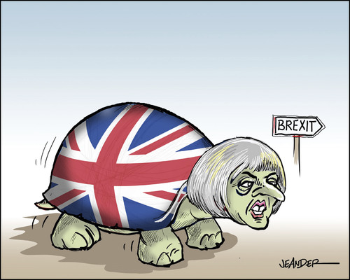 Cartoon: Brexit (medium) by jeander tagged brexit,theresa,may,brexit,theresa,may