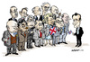 Cartoon: British Prime Ministers (small) by jeander tagged pm,primeminister,gb,great,britain,sir,winston,churchill,gordon,brown,john,major,harold,wilson,margaret,thatcher,james,jim,callaghan,edward,ted,heath,david,cameron,macmillan,tony,blair,alec,douglashome,anthony,eden,clement,attlee