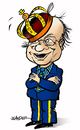 Cartoon: Carl XVI Gustaf King of Sweden (small) by jeander tagged royal,carl,xvi,gustaf,king,sweden,schweden,könig,sverige,kung