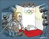 Cartoon: Cleaning up (small) by jeander tagged olympic,winter,games,putin,russia,president,sochi,sotij