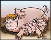 Cartoon: The Euro Zone (small) by jeander tagged euro,merkel,germany,eurocrisis